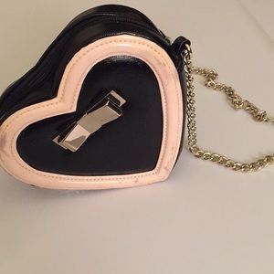 Victoria’s Secret heart shaped cross body purse